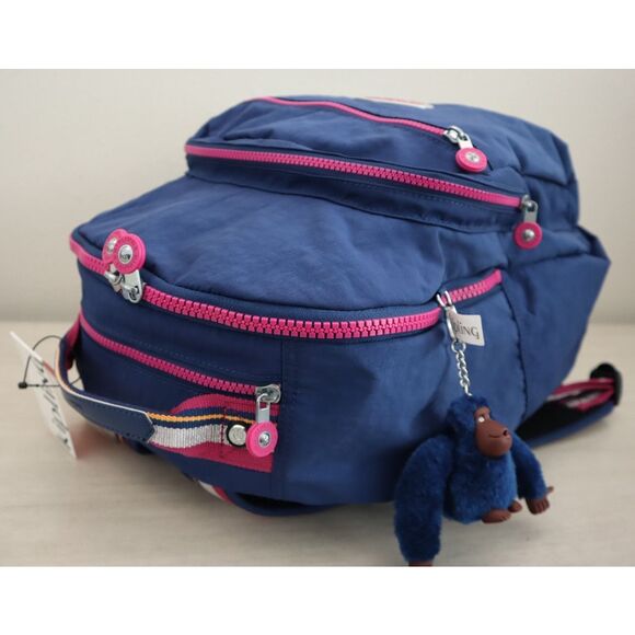 Kipling KIA5L4-I2Y Women's Admiral Blue/Purple 15" Laptop Seoul Backpack - Picture 10 of 16